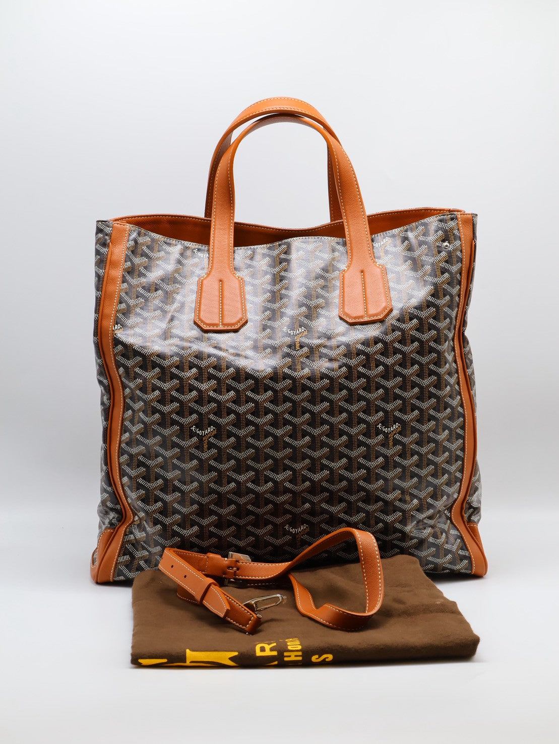 GOYARD Voltaire手提斜背公事包 - 棕
