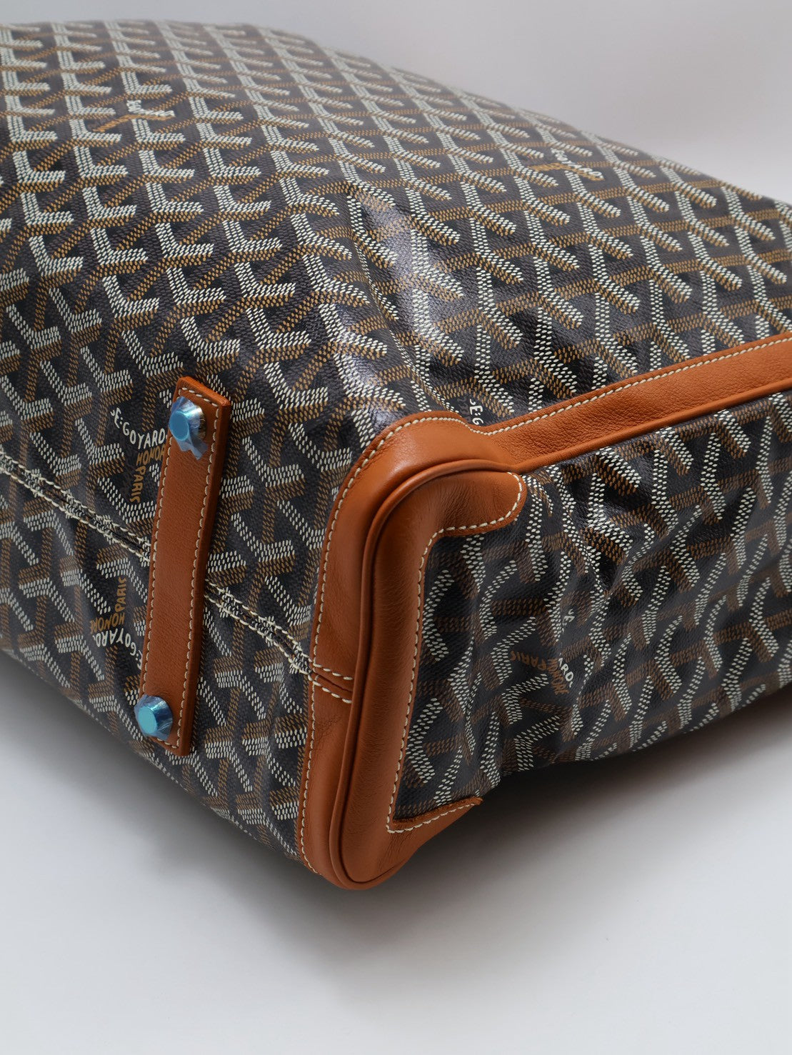 GOYARD Voltaire手提斜背公事包 - 棕