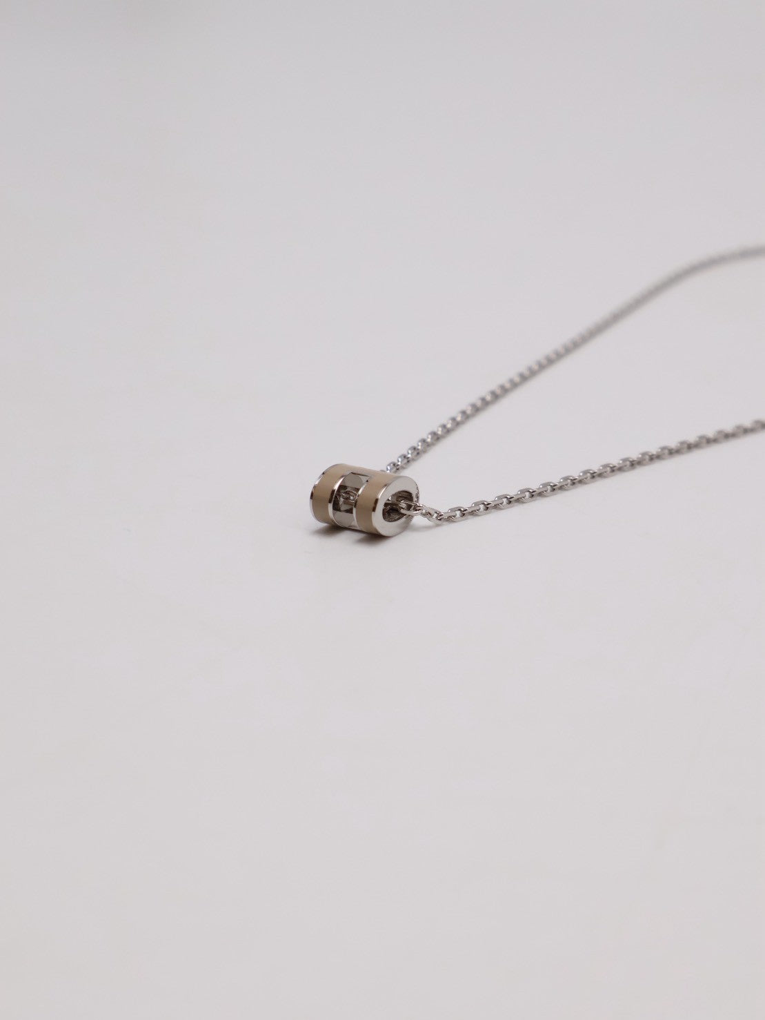 HERMES Mini Pop H項鍊 - 奶茶銀