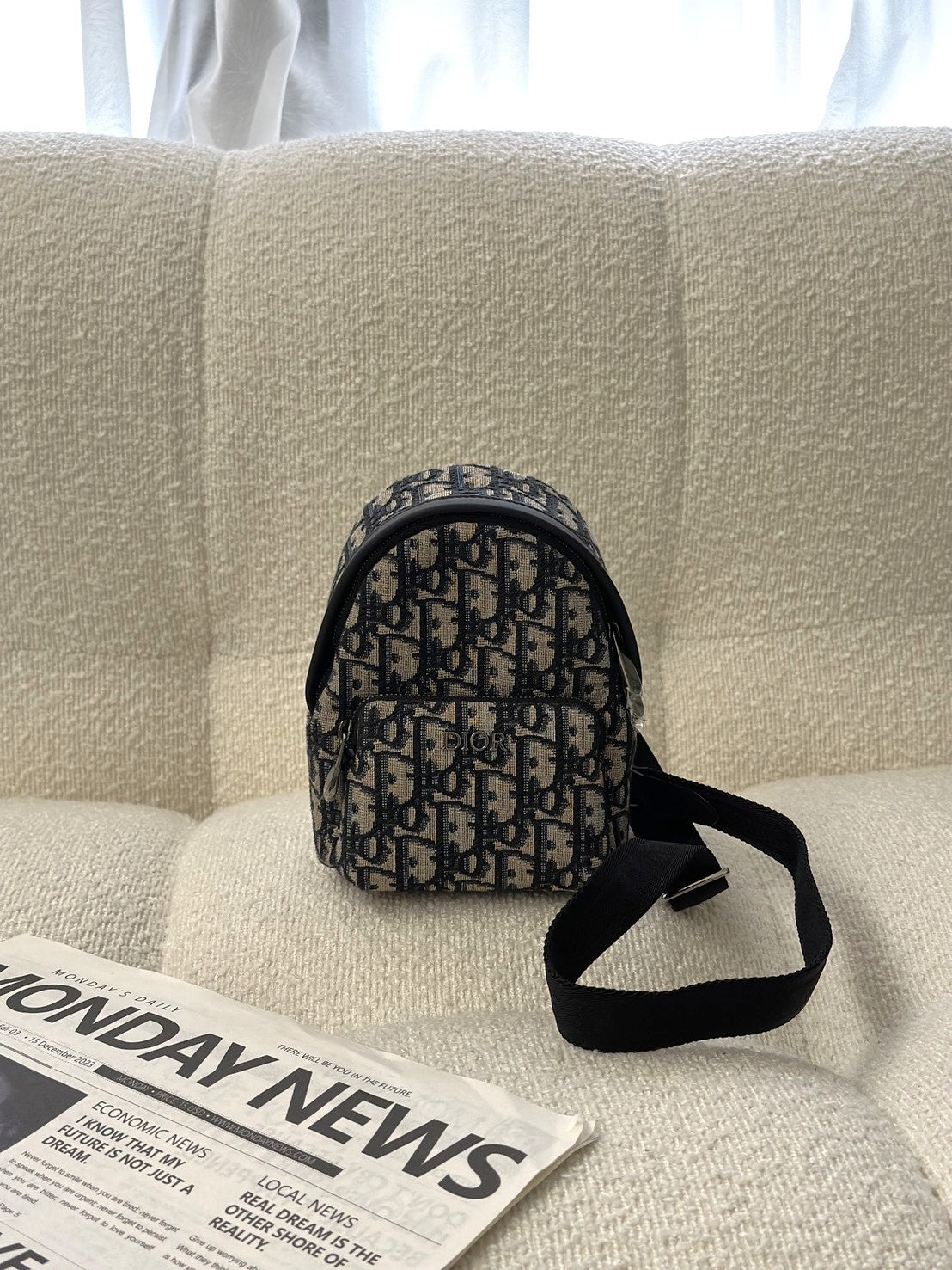 DIOR Oblique rider 迷你斜背包