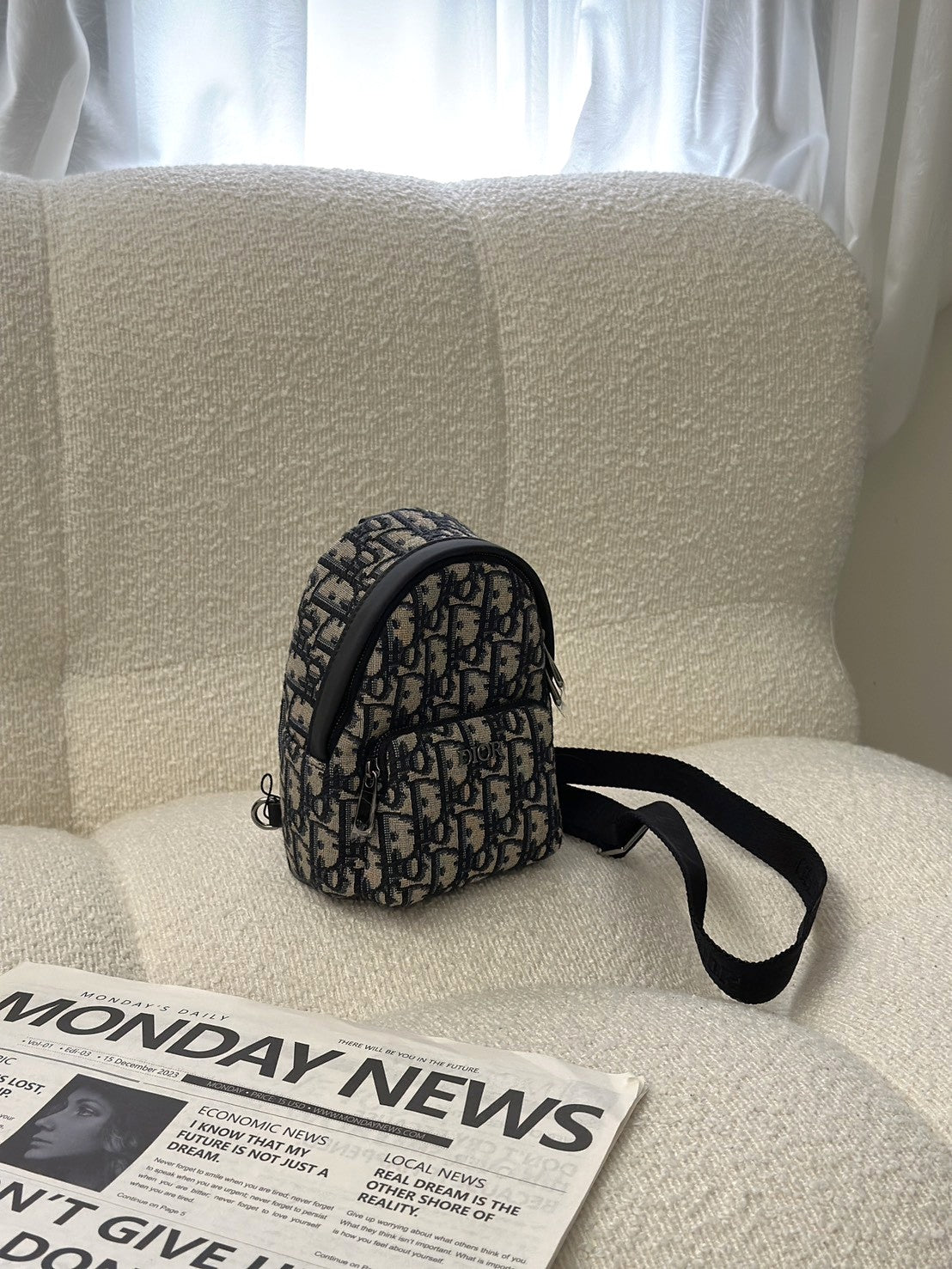 DIOR Oblique rider 迷你斜背包