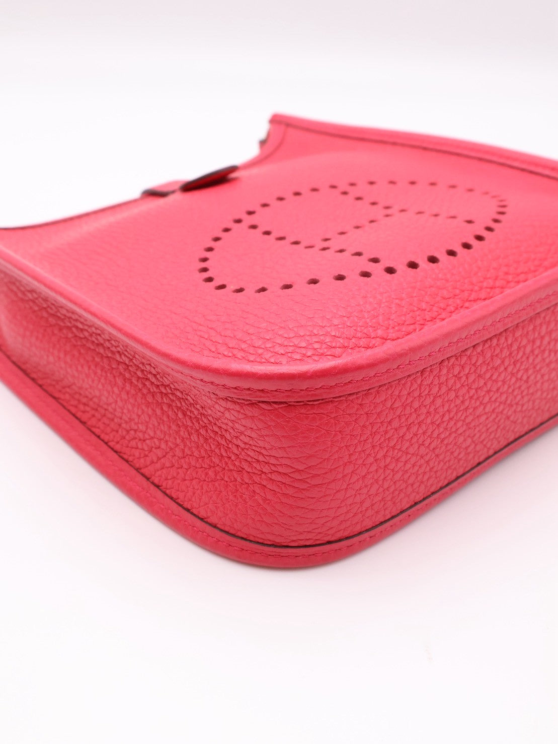 HERMES Mini evelyne - Rose Extreme I6 極致粉銀 D