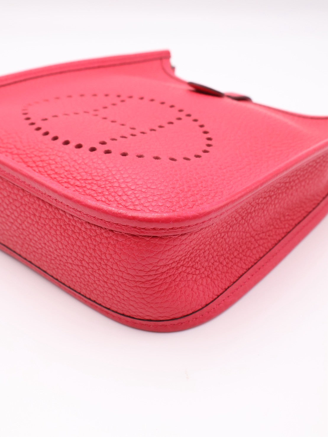 HERMES Mini evelyne - Rose Extreme I6 極致粉銀 D
