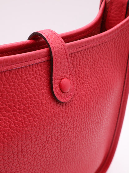 HERMES Mini evelyne - Rose Extreme I6 極致粉銀 D