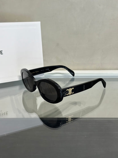 CELINE Triomphe凱旋門橢圓框太陽眼鏡