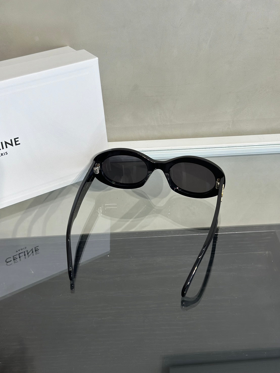 CELINE Triomphe凱旋門橢圓框太陽眼鏡