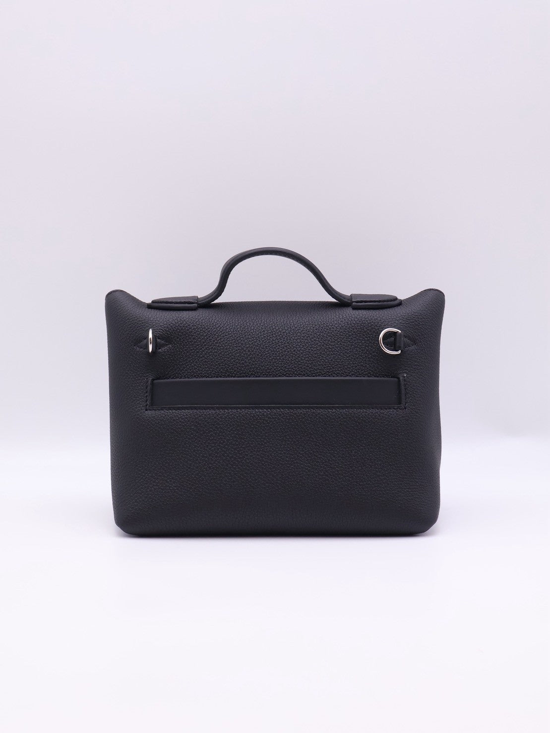 HERMES Mini 24/24 - Noir 89 黑銀 G