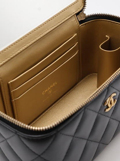 CHANEL 金球長盒子 - 黑金