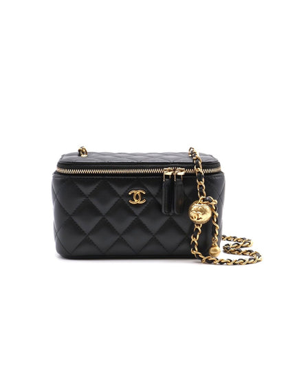 CHANEL 金球長盒子 - 黑金