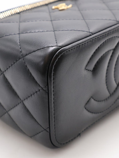 CHANEL 金球長盒子 - 黑金