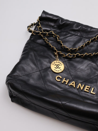 CHANEL 22 Bag - 小號黑金