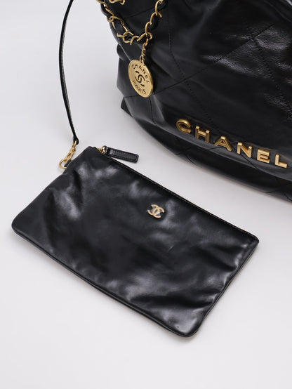 CHANEL 22 Bag - 小號黑金