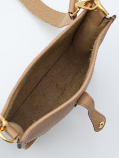 HERMES Mini Evelyne - 奶茶金 U