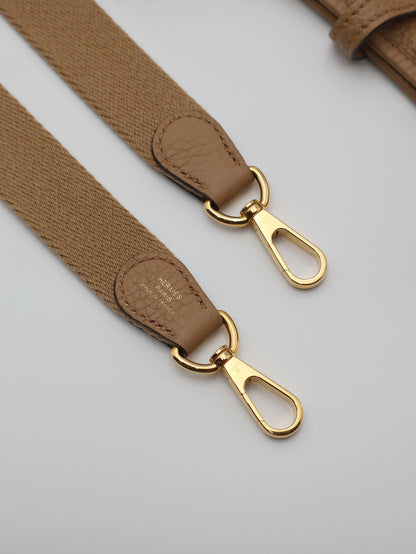 HERMES Mini Evelyne - 奶茶金 U
