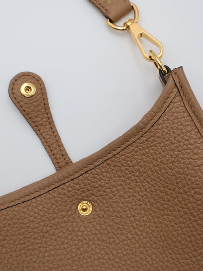 HERMES Mini Evelyne - 奶茶金 U