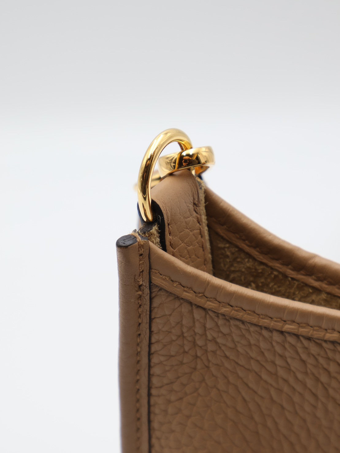 HERMES Mini Evelyne - 奶茶金 U