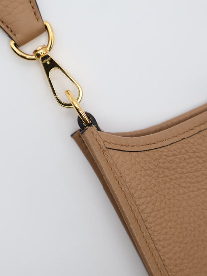 HERMES Mini Evelyne - 奶茶金 U