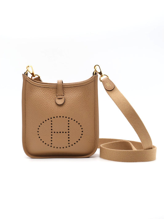 HERMES Mini Evelyne - 奶茶金 U