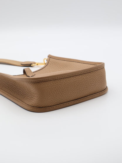 HERMES Mini Evelyne - 奶茶金 U