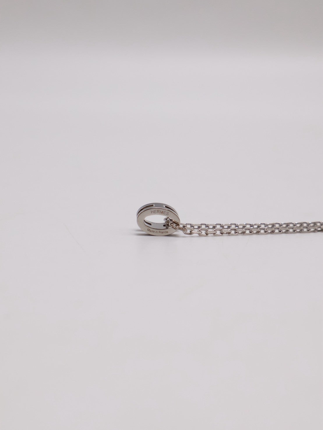 HERMES Mini Pop H項鍊 - 黑銀