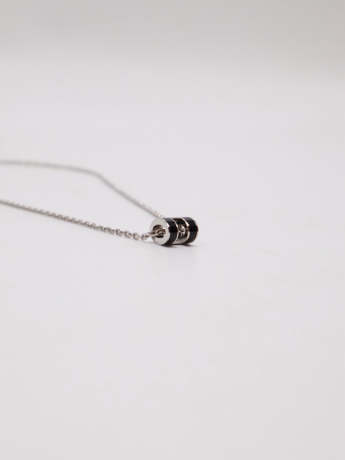 HERMES Mini Pop H項鍊 - 黑銀