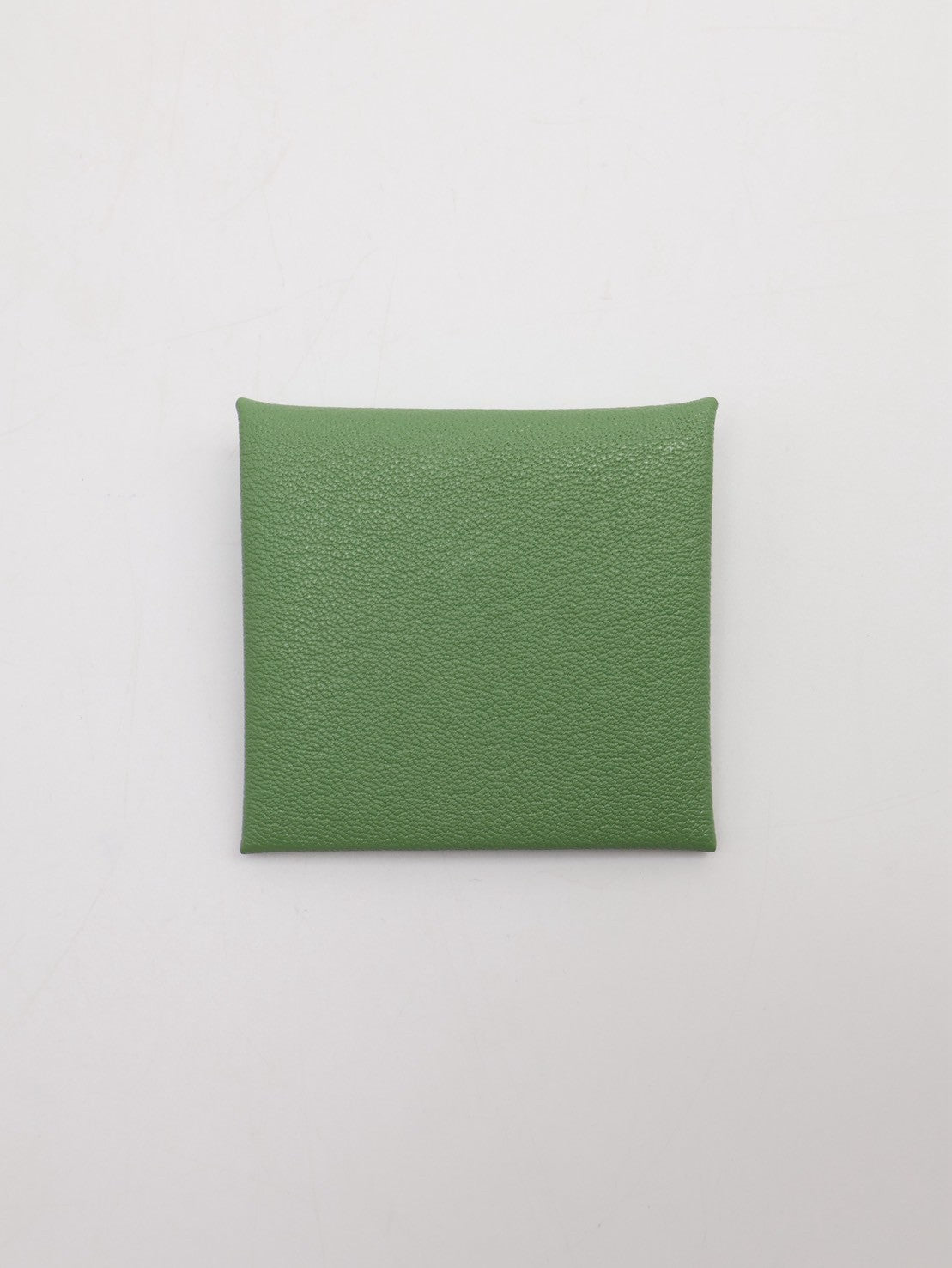 HERMES Chevre mysore bastia - 牛油果綠拚金棕