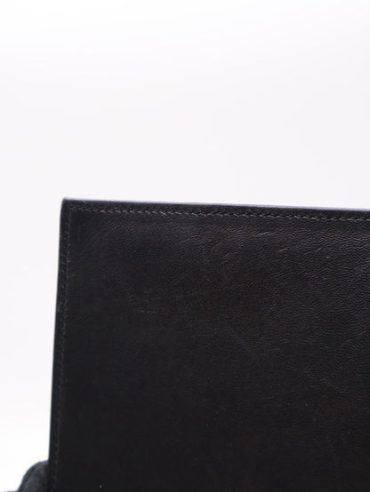 YSL 珍稀蛇皮鍊包 - 黑銀