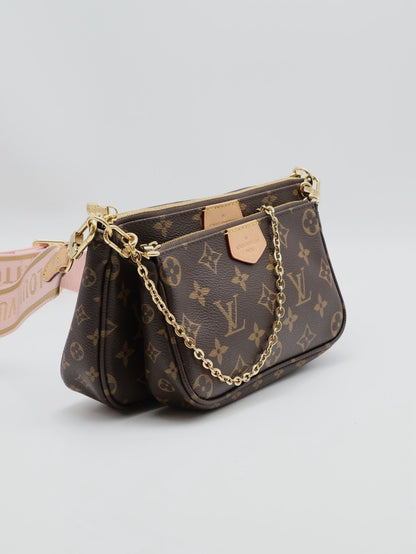 LOUIS VUITTON 五合一麻將包 - 粉