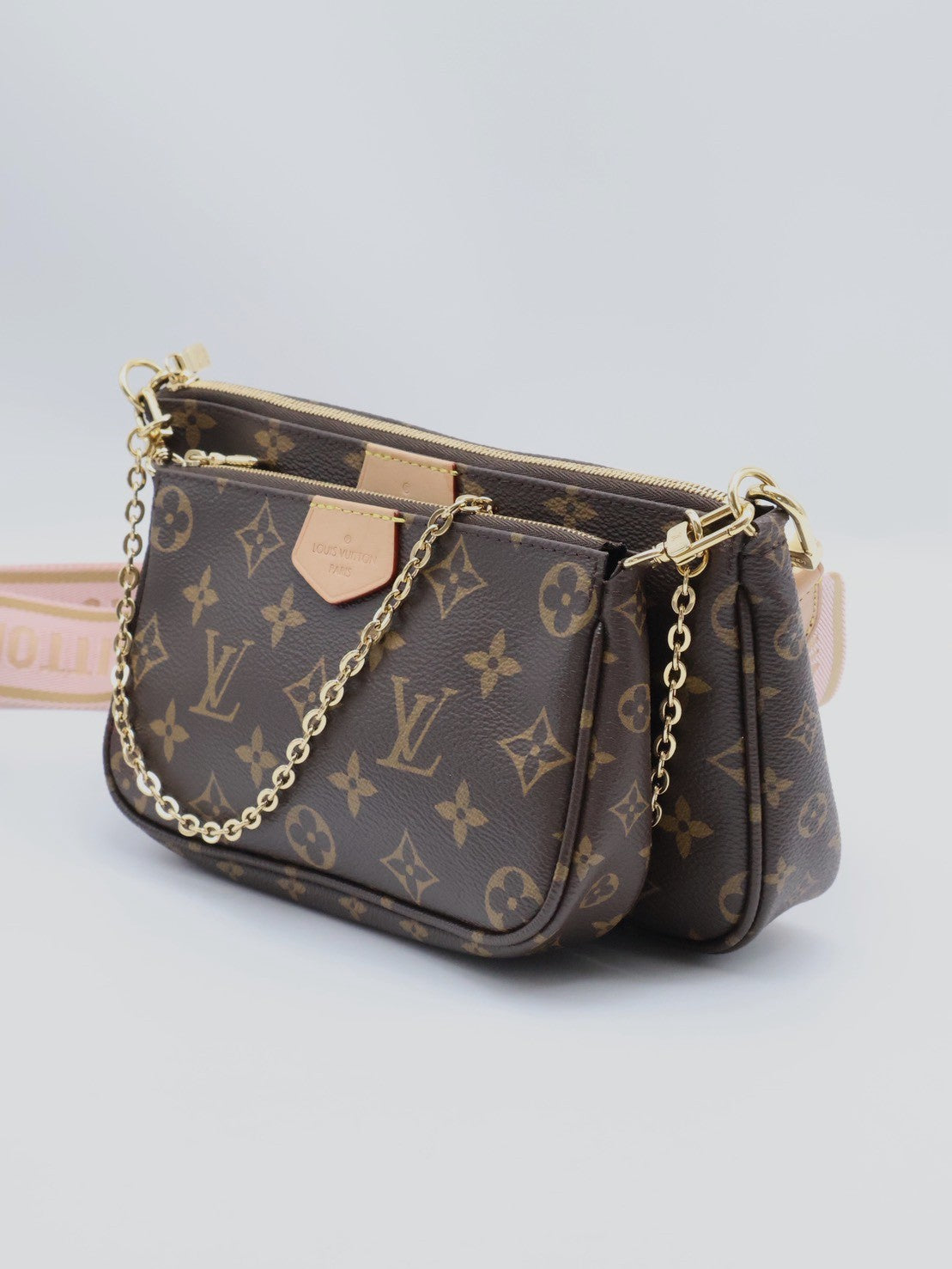 LOUIS VUITTON 五合一麻將包 - 粉