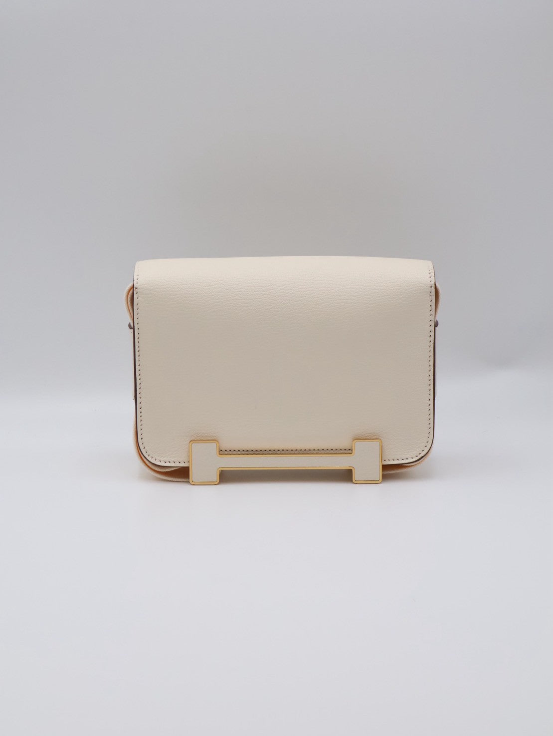 HERMES Geta 木屐包 - Craie 10 奶昔白金 U