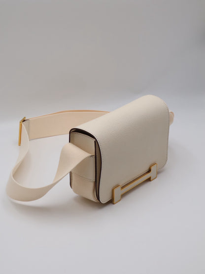 HERMES Geta 木屐包 - Craie 10 奶昔白金 U