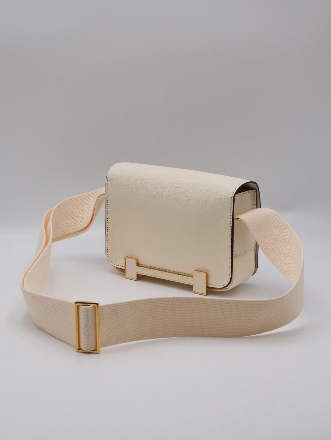 HERMES Geta 木屐包 - Craie 10 奶昔白金 U