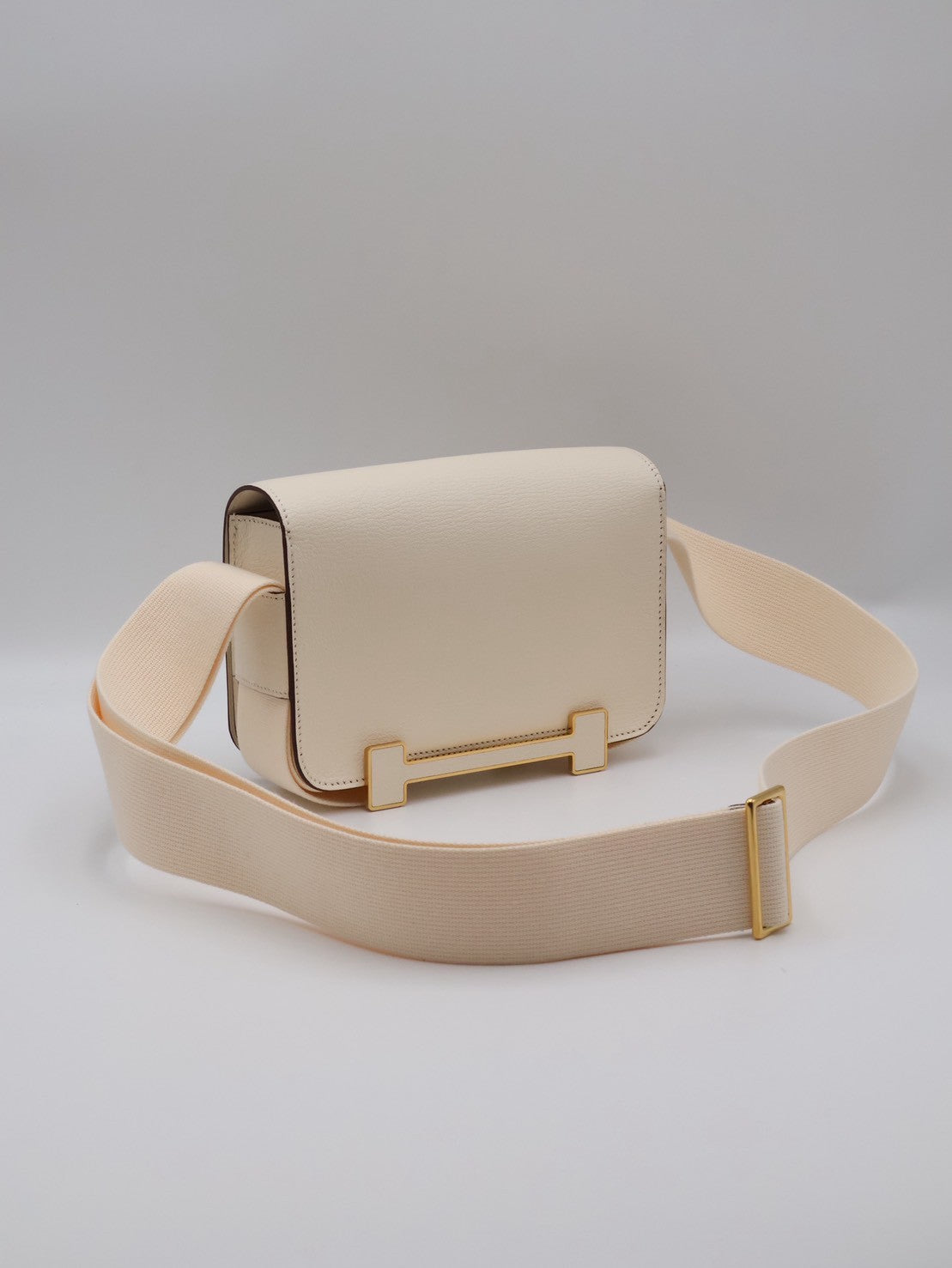 HERMES Geta 木屐包 - Craie 10 奶昔白金 U