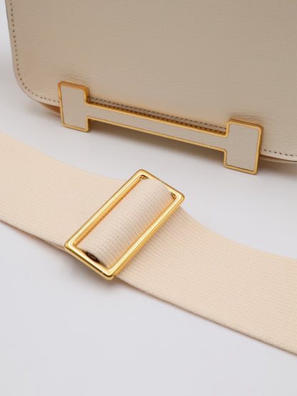 HERMES Geta 木屐包 - Craie 10 奶昔白金 U