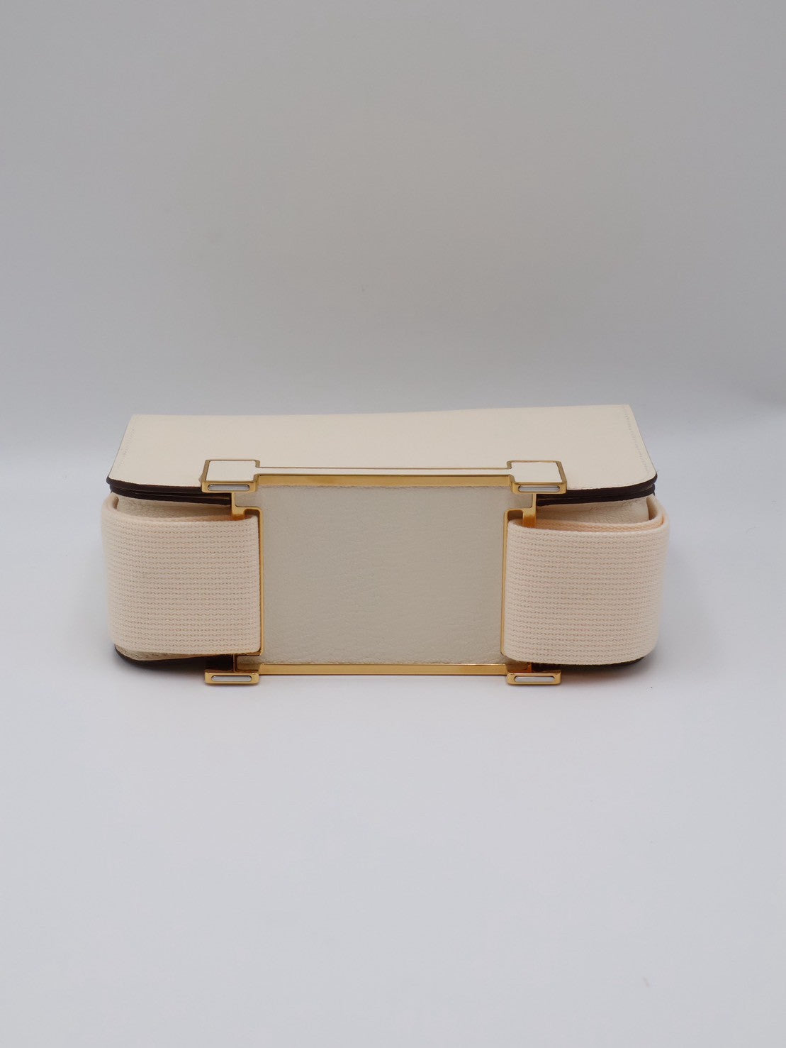 HERMES Geta 木屐包 - Craie 10 奶昔白金 U