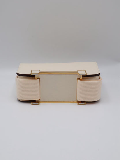 HERMES Geta 木屐包 - Craie 10 奶昔白金 U