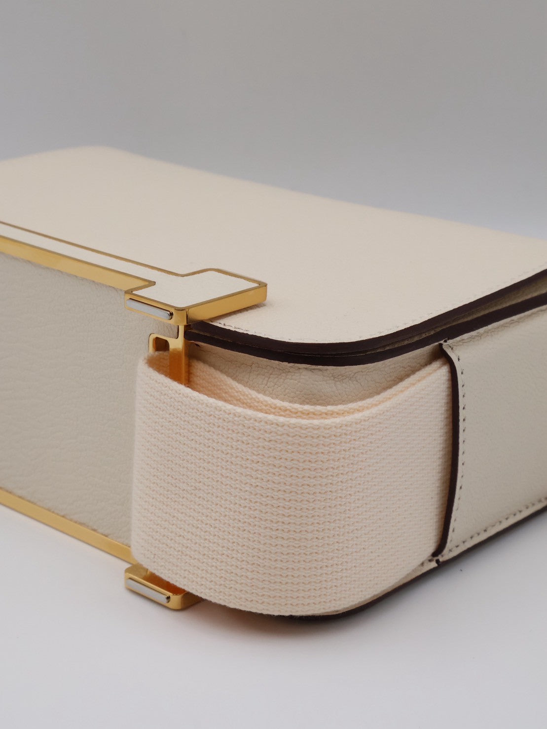 HERMES Geta 木屐包 - Craie 10 奶昔白金 U