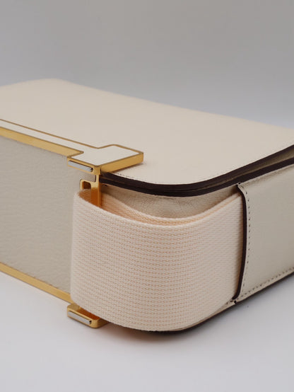 HERMES Geta 木屐包 - Craie 10 奶昔白金 U