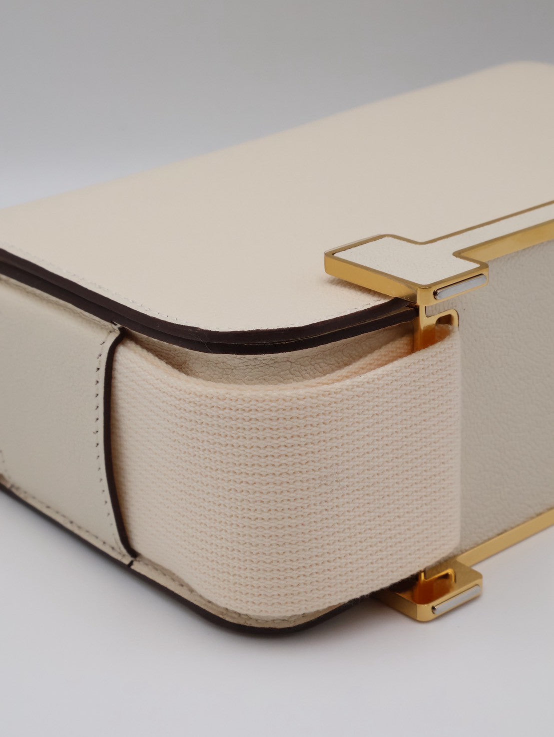 HERMES Geta 木屐包 - Craie 10 奶昔白金 U
