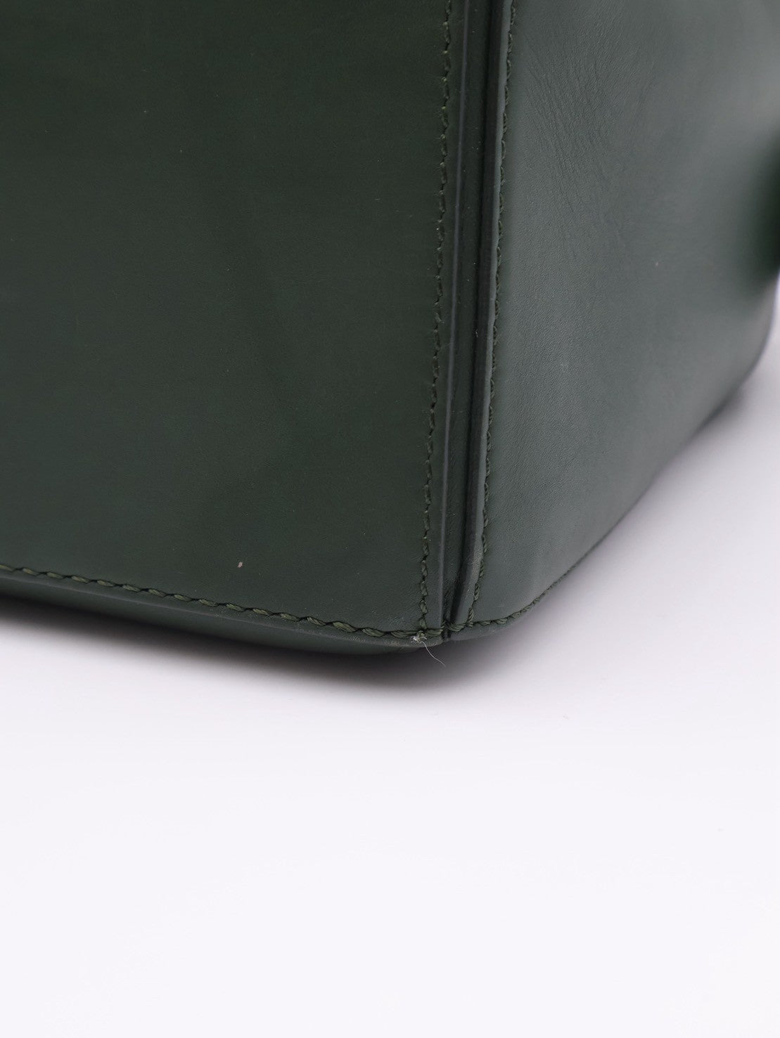 LOEWE Puzzle小牛皮手袋 - 小號綠