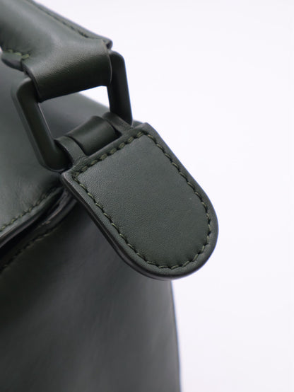 LOEWE Puzzle小牛皮手袋 - 小號綠
