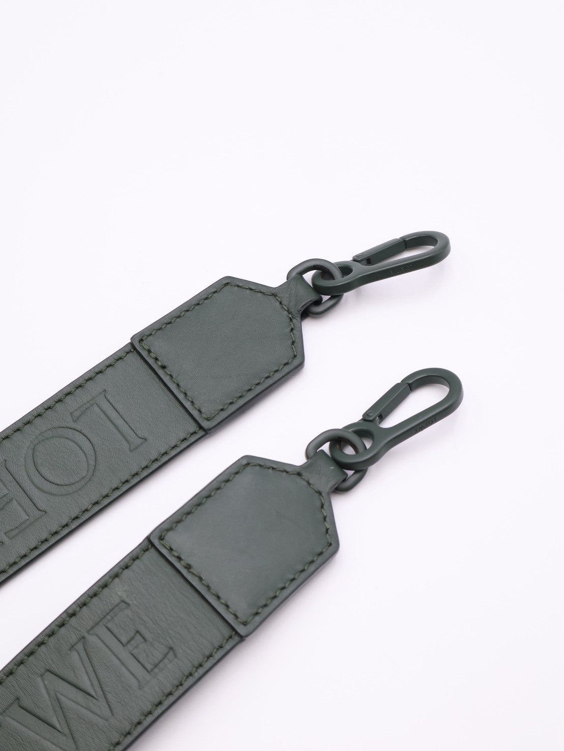 LOEWE Puzzle小牛皮手袋 - 小號綠