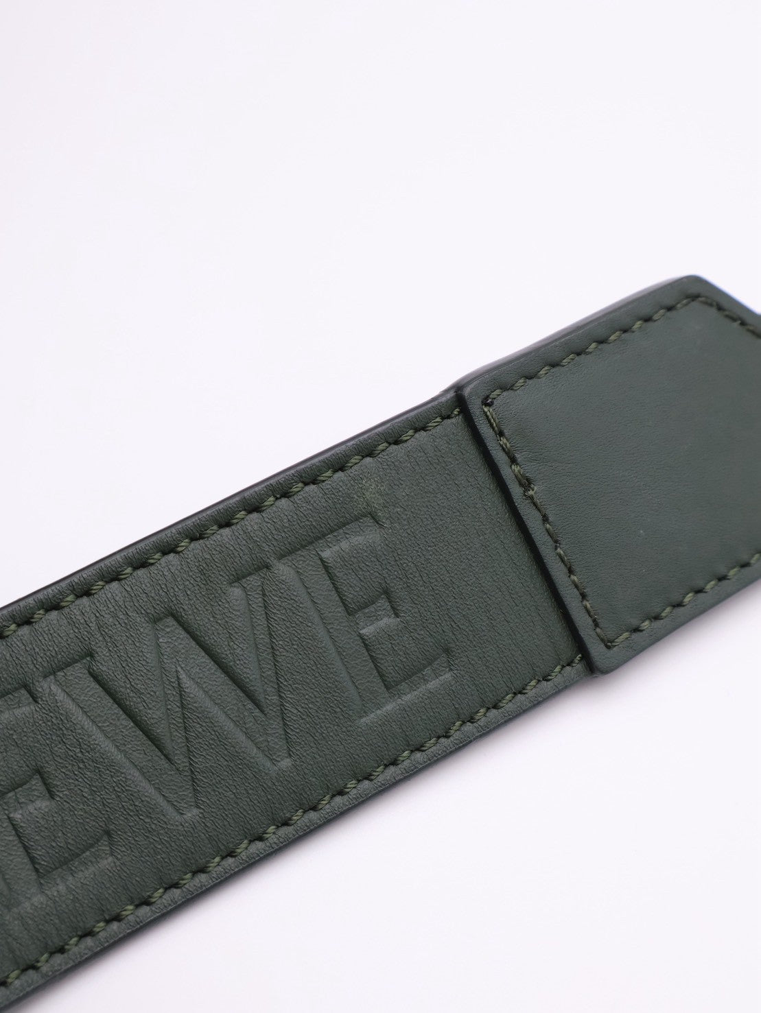 LOEWE Puzzle小牛皮手袋 - 小號綠