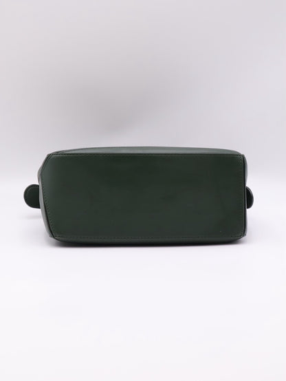 LOEWE Puzzle小牛皮手袋 - 小號綠