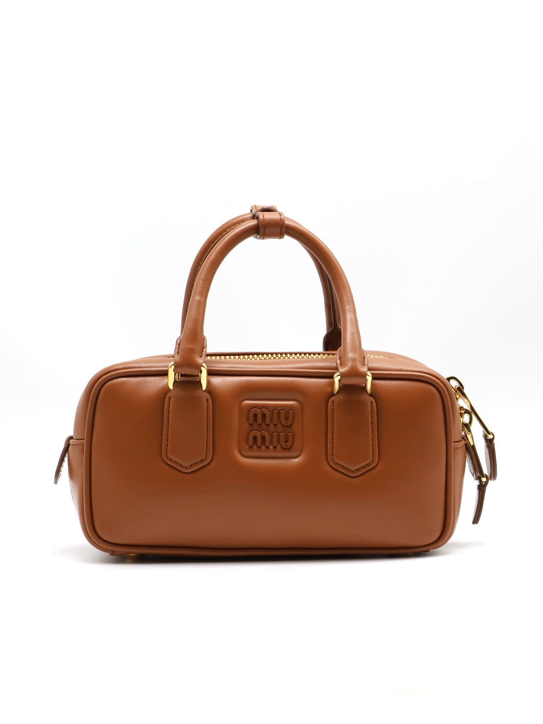 Miu Miu - Arcadie保齡球包 - 小號焦糖棕