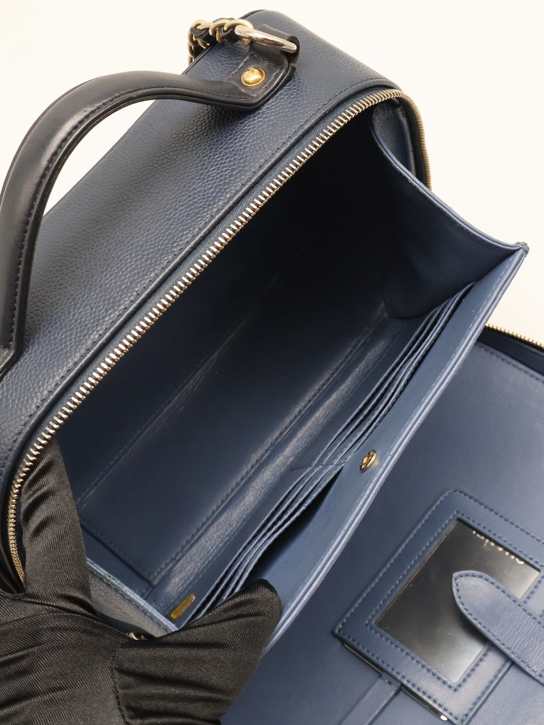 CHANEL Vanity case - 大號深藍24開