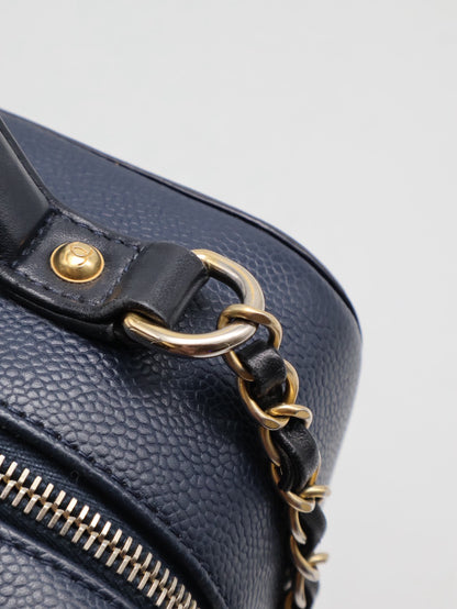 CHANEL Vanity case - 大號深藍24開