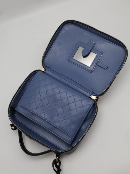 CHANEL Vanity case - 大號深藍24開