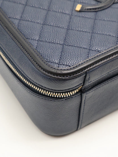 CHANEL Vanity case - 大號深藍24開