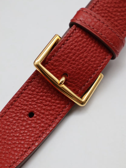HERMES So kelly 26 - Rouge Casaque Q5 國旗紅金 🄼